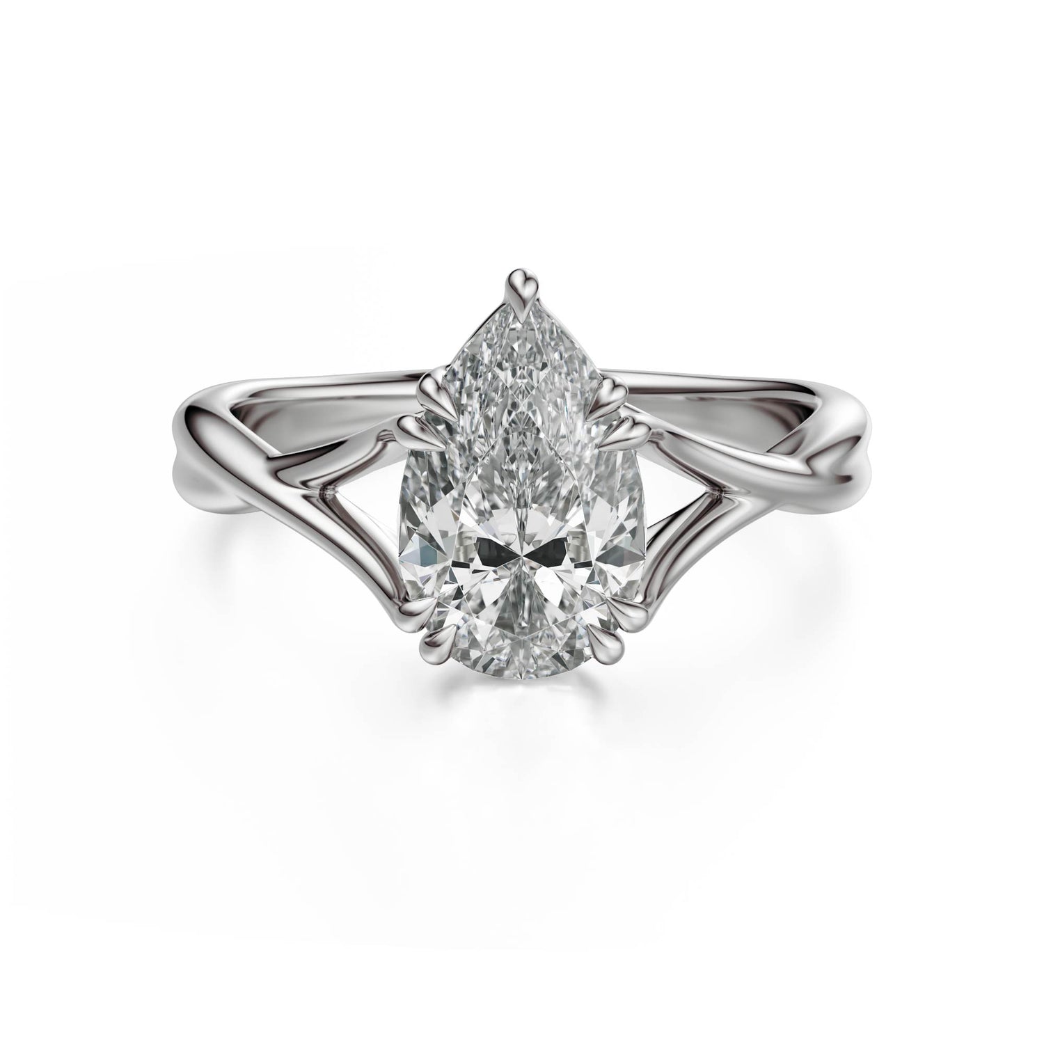 The Entwine Ring | Pear - Lavender Creek Gems 