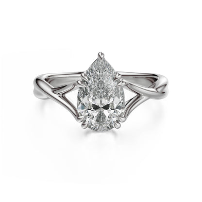 The Entwine Ring | Pear - Lavender Creek Gems 