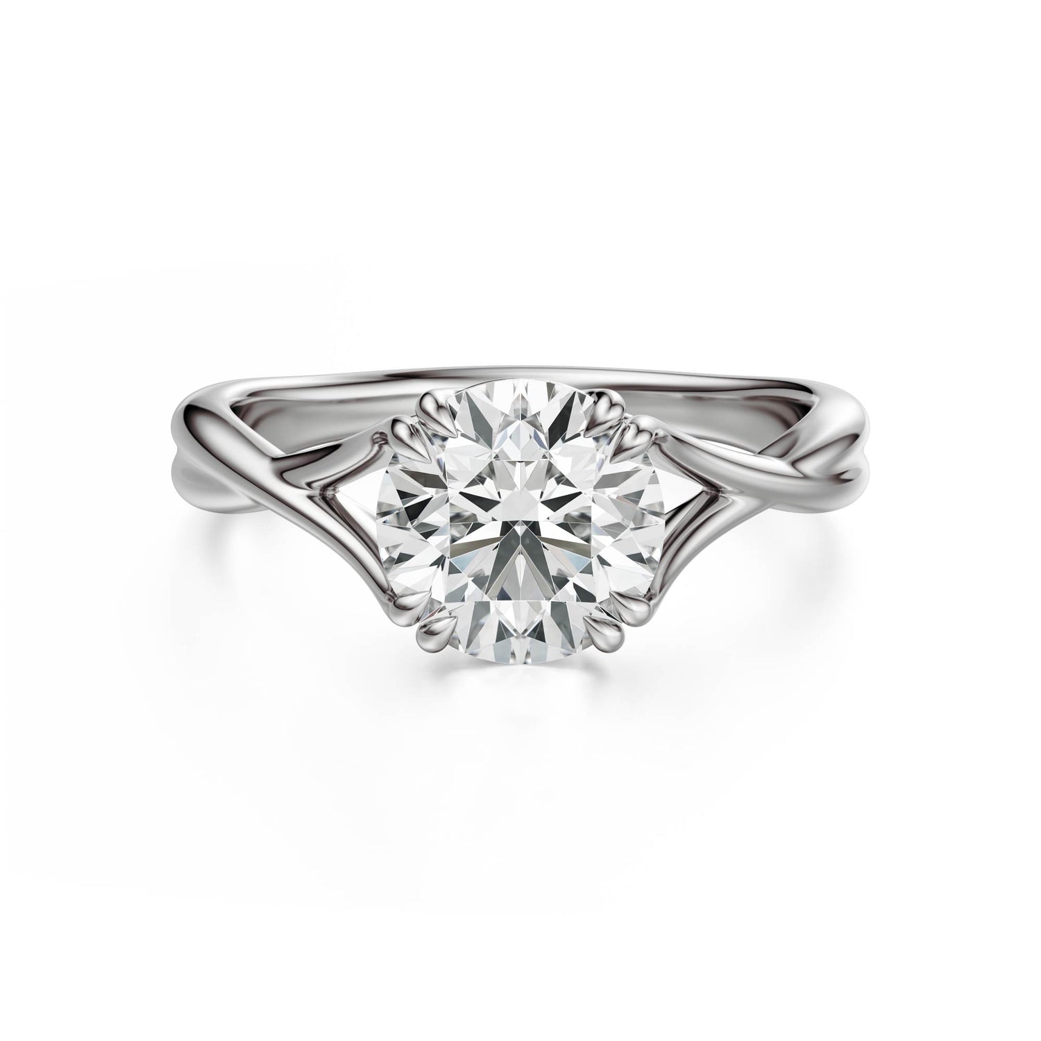 The Entwine Ring | Round - Lavender Creek Gems 