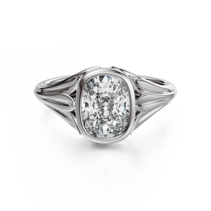 The Nightbloom Ring | Elongated Cushion - Lavender Creek Gems 