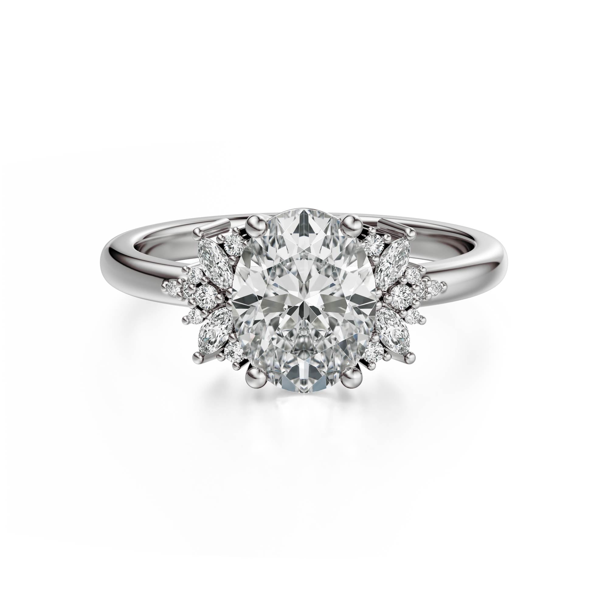 The Reverie Ring | Oval | Setting Only