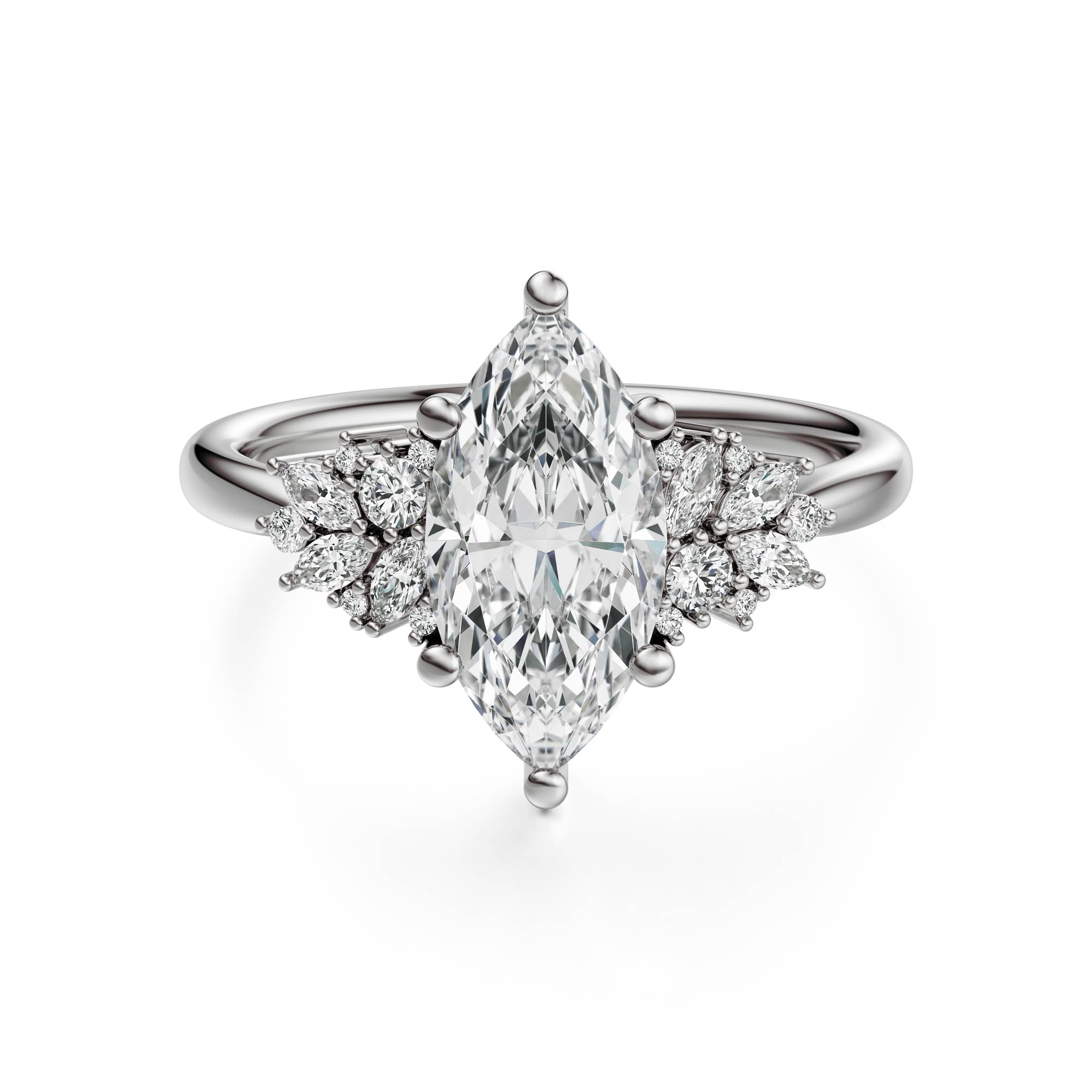 The Rosalie Ring | Marquise | Setting Only
