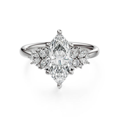 The Rosalie Ring | Marquise | Setting Only