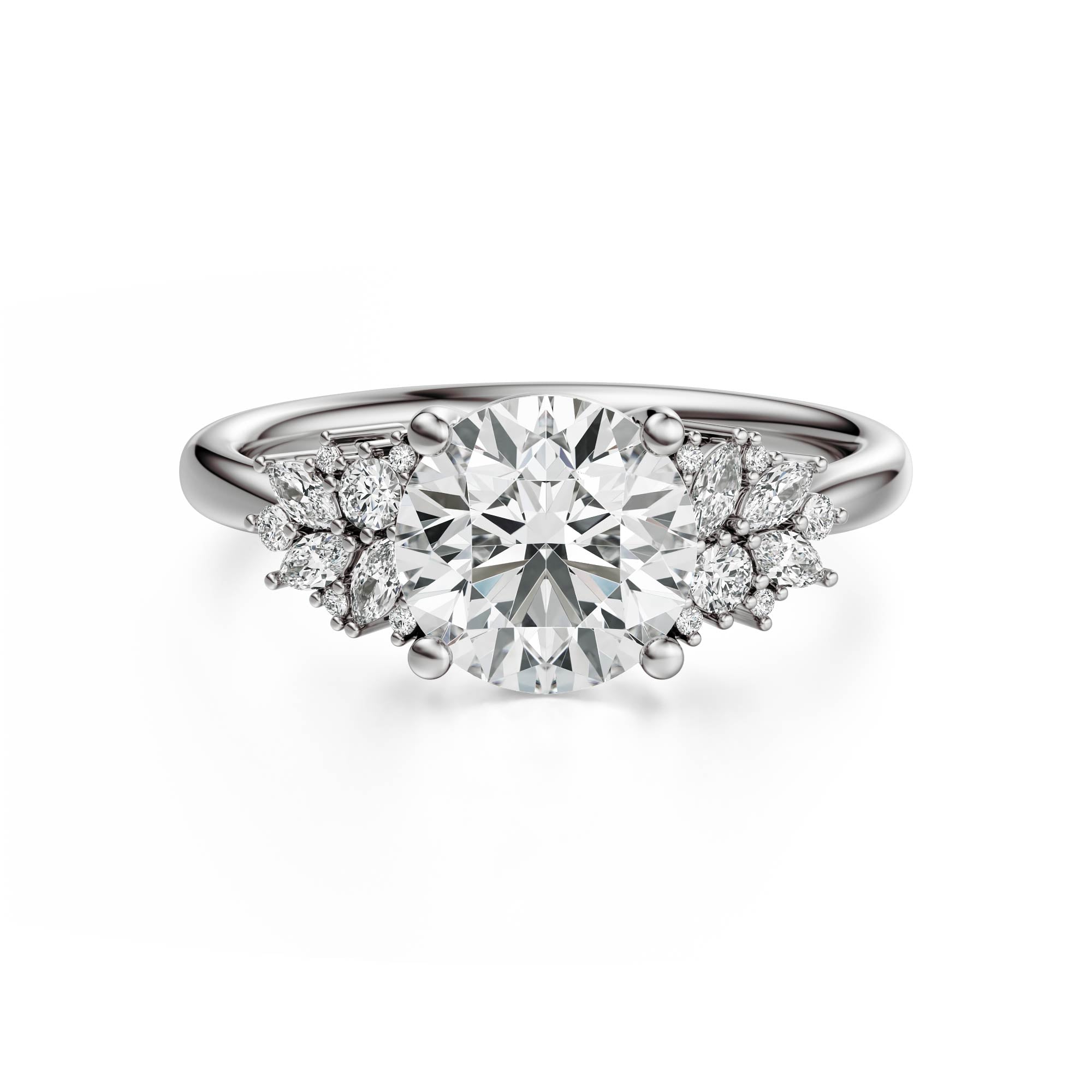 The Rosalie Ring | Round | Setting Only