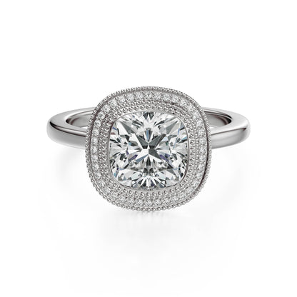 The Satine Ring | Cushion | Setting Only