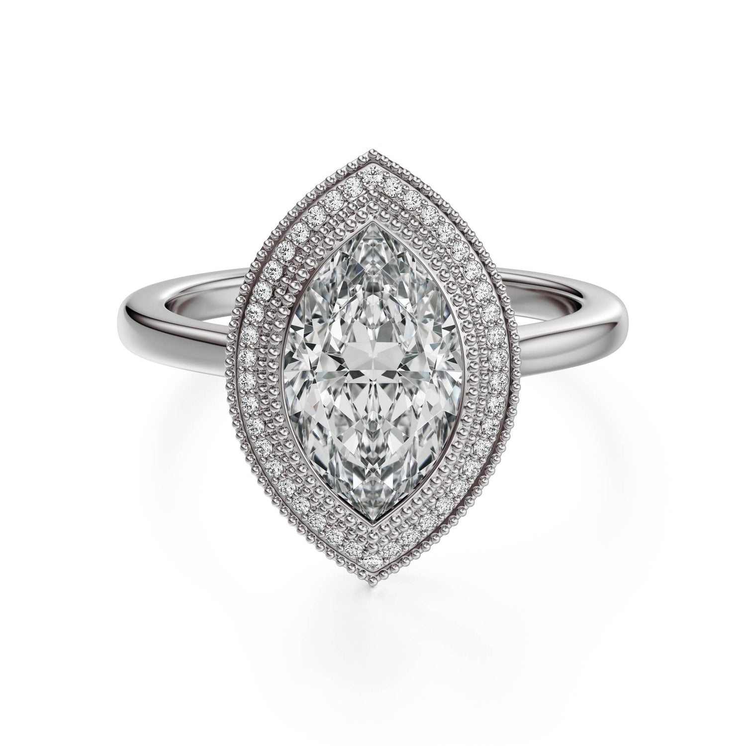 The Satine Ring | Marquise | Setting Only
