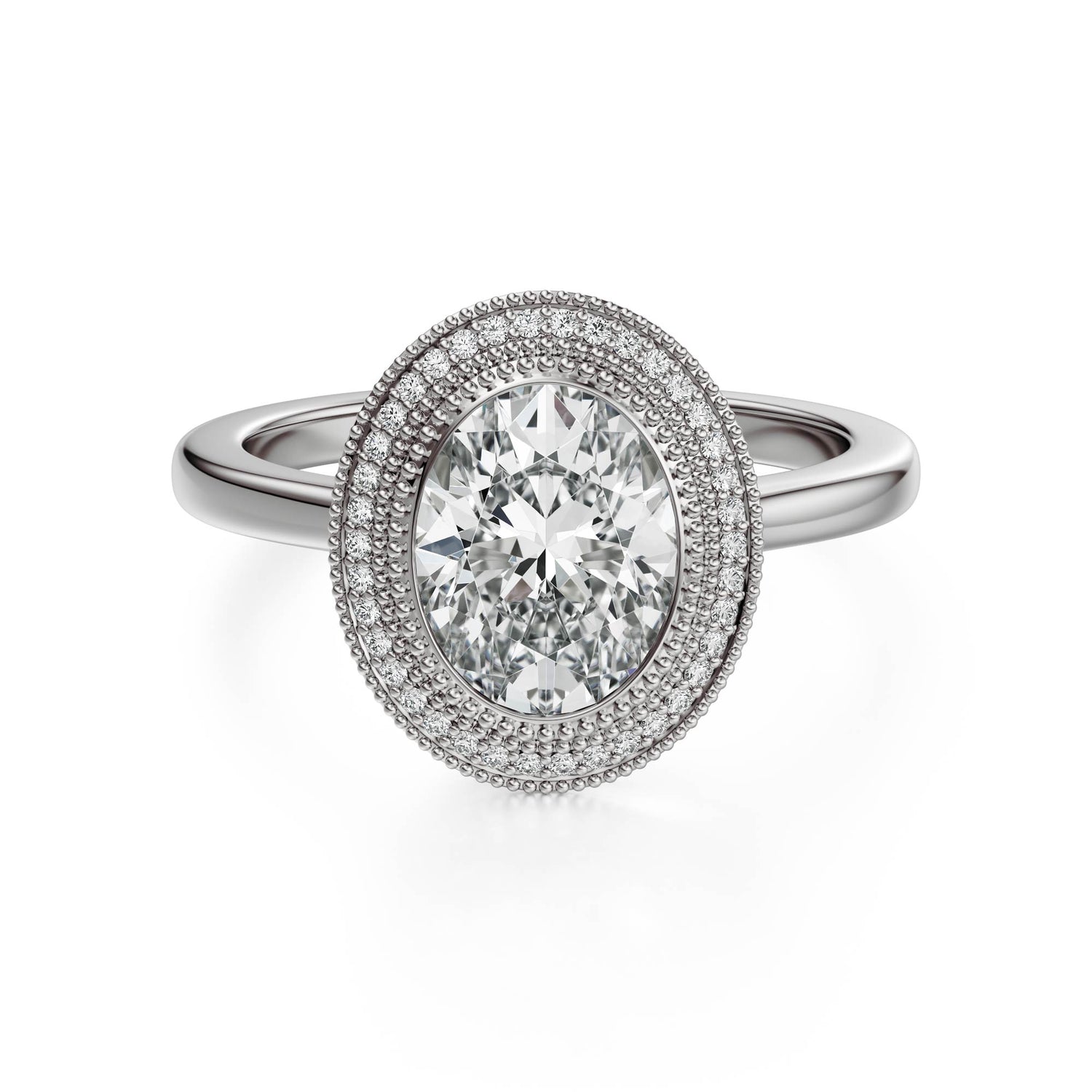 The Satine Ring | Oval