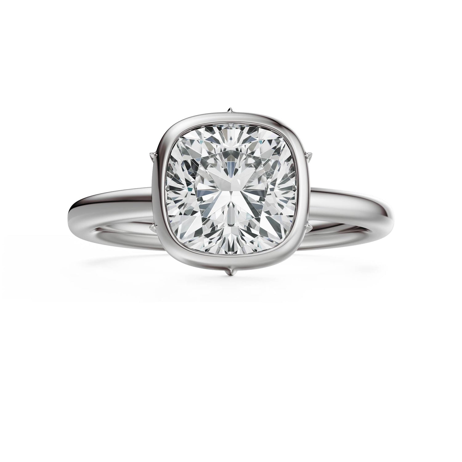 The Bezel Secret Garden Ring | Cushion | Setting Only