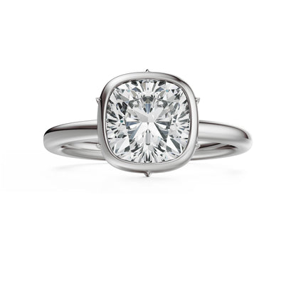 The Bezel Secret Garden Ring | Cushion | Setting Only