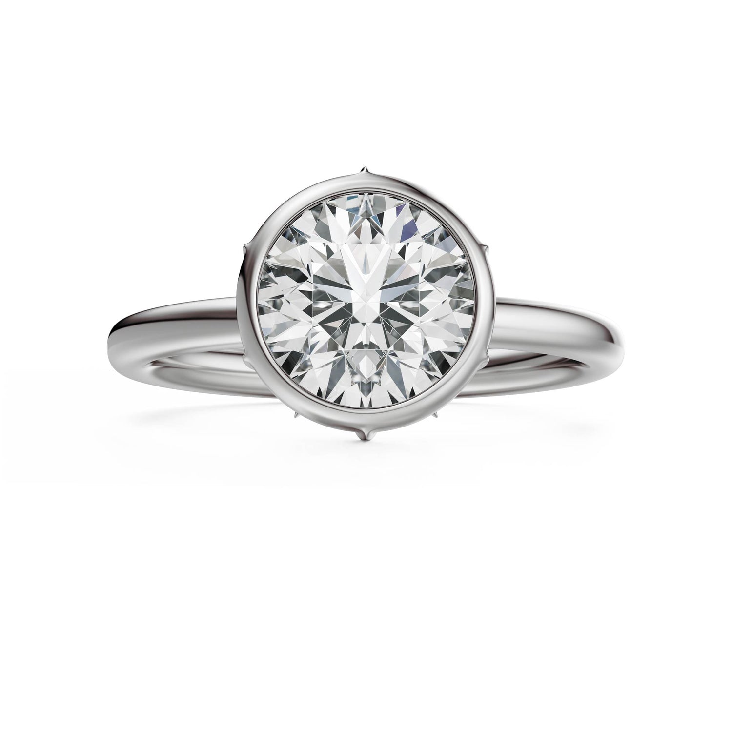 The Bezel Secret Garden Ring | Round | Setting Only