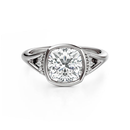 The Bezel Serendipity Ring | Cushion