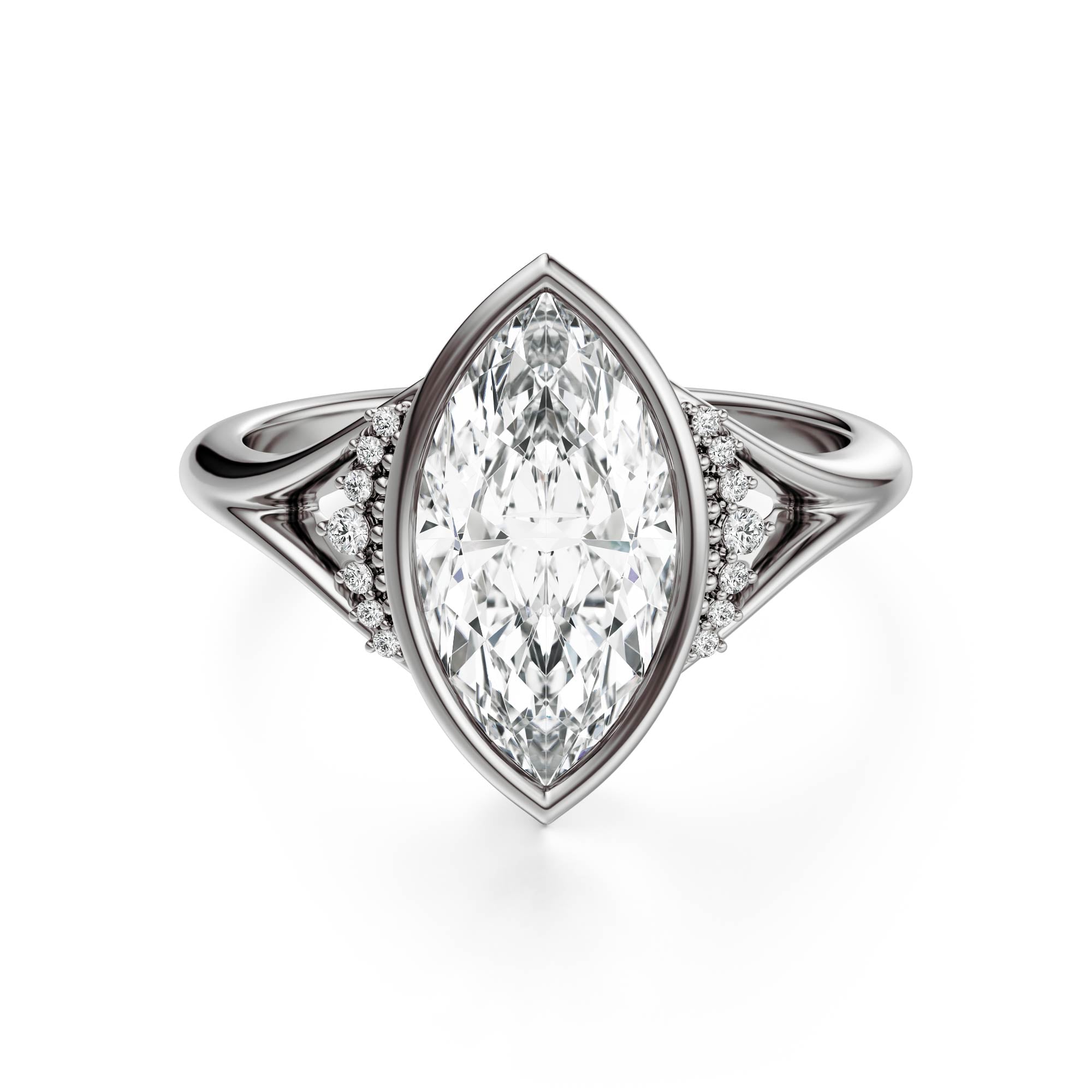The Bezel Serendipity Ring | Marquise