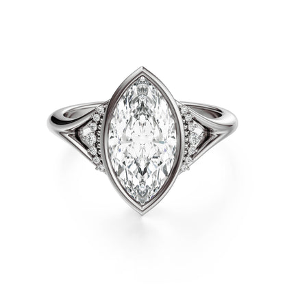 The Bezel Serendipity Ring | Marquise