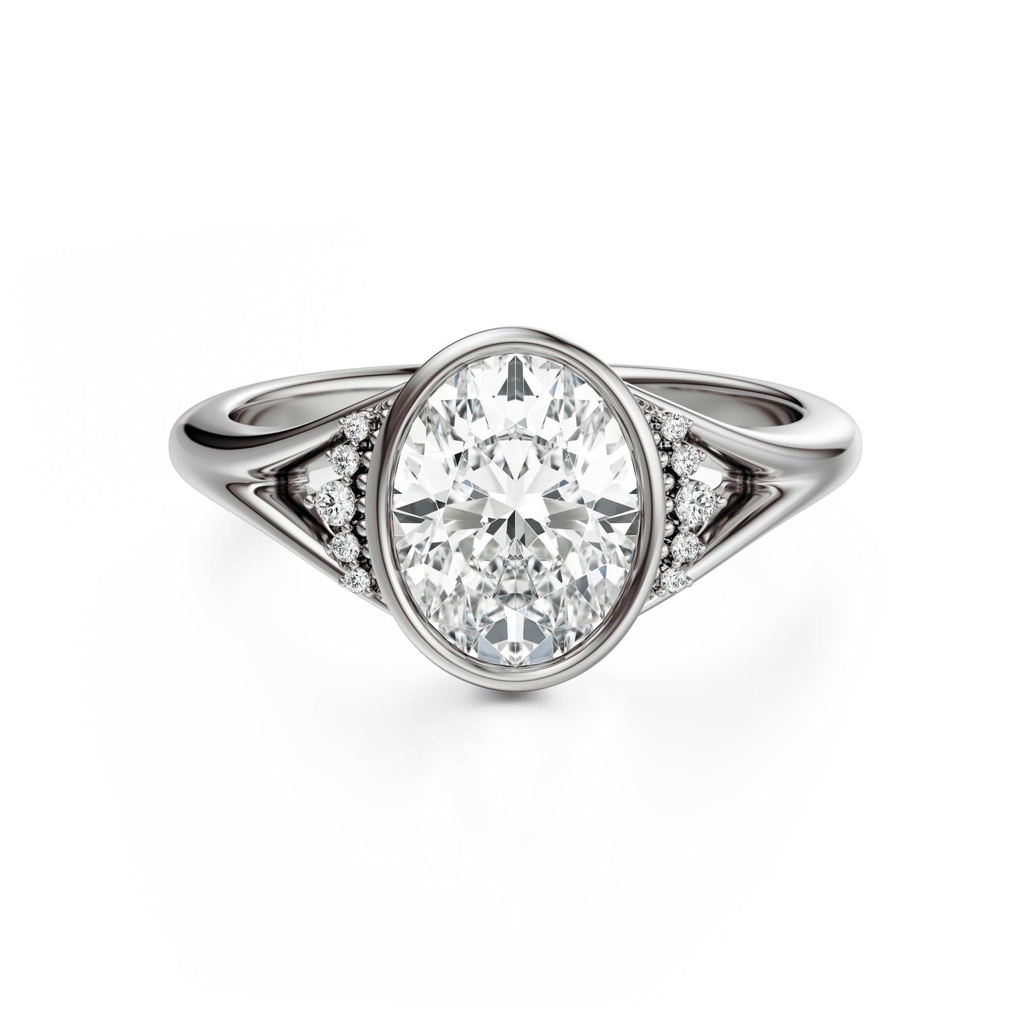 The Bezel Serendipity Ring | Oval