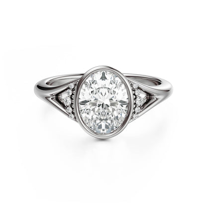 The Bezel Serendipity Ring | Oval