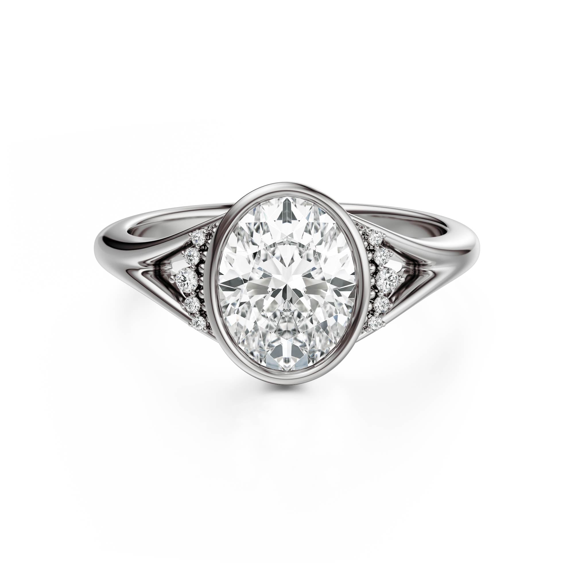 The Bezel Serendipity Ring | Oval | Setting Only