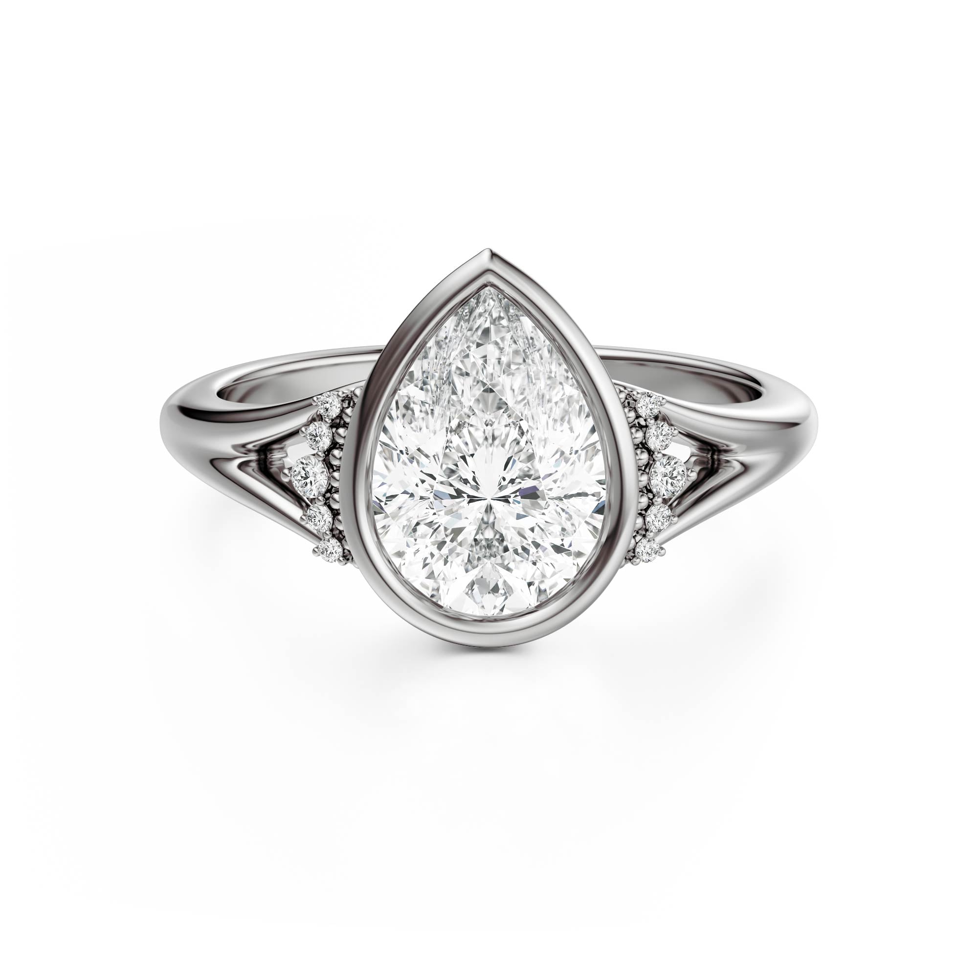 The Bezel Serendipity Ring | Pear