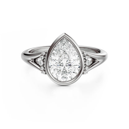 The Bezel Serendipity Ring | Pear