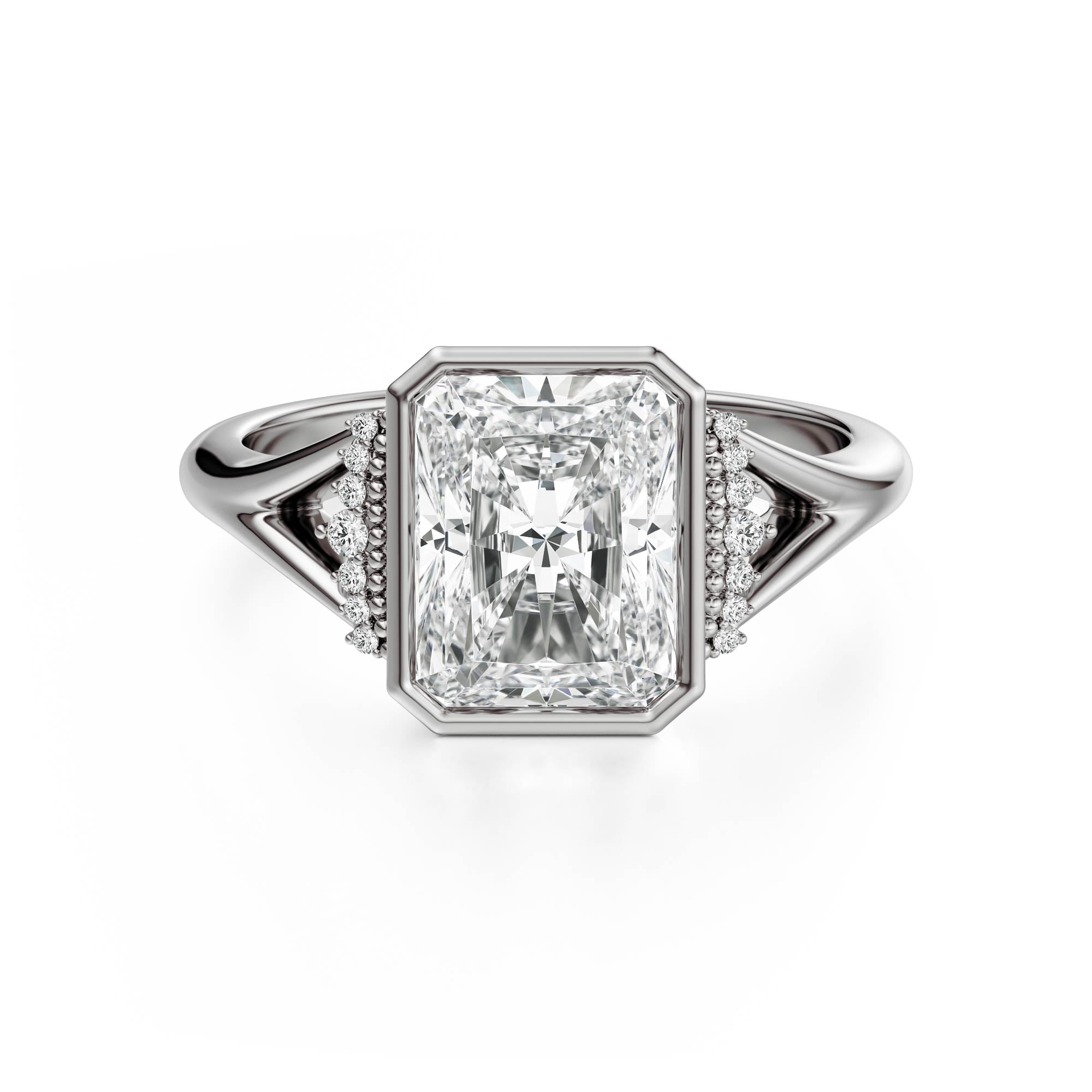 The Bezel Serendipity Ring | Radiant