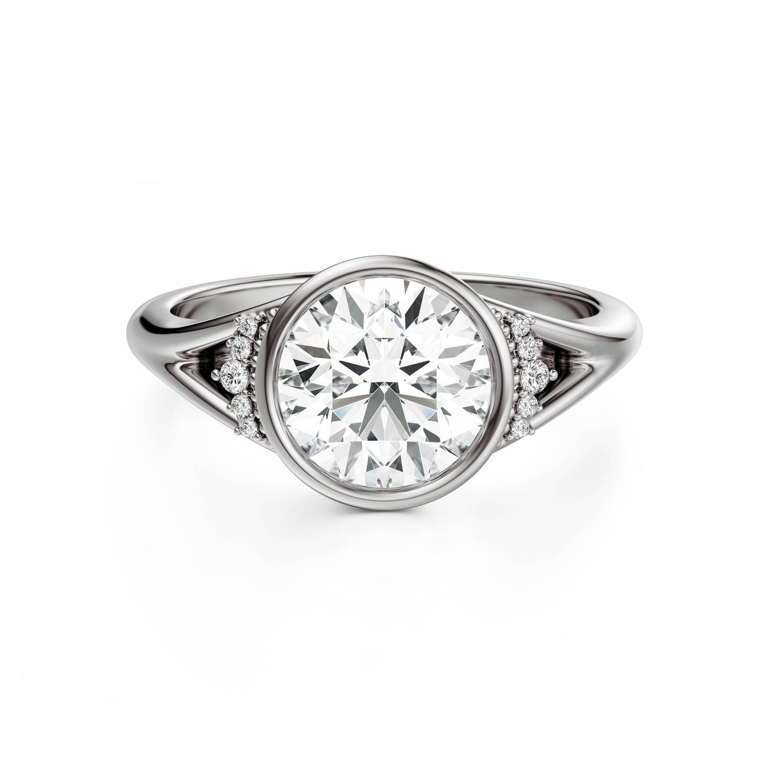 The Bezel Serendipity Ring | Round | Setting Only