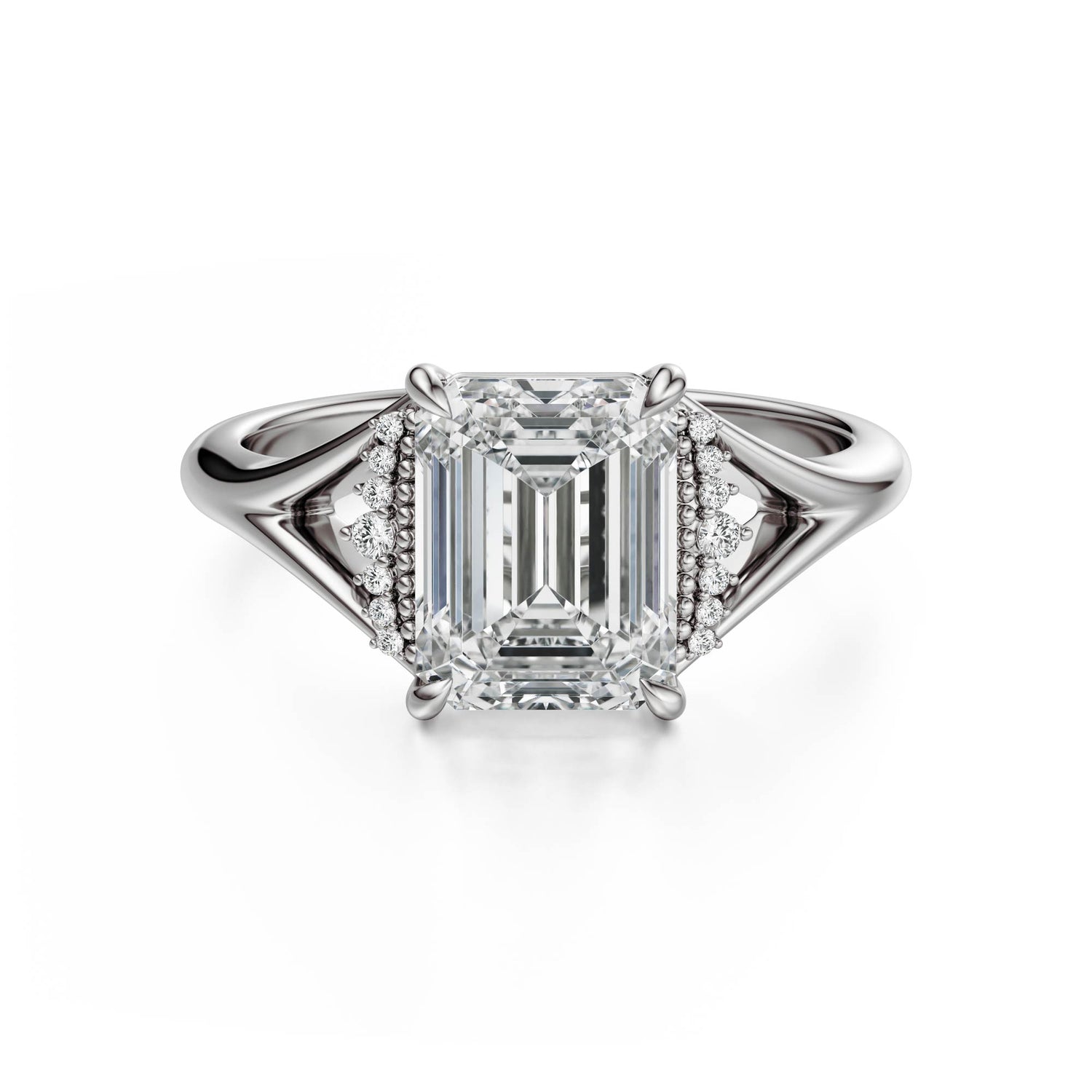 The Serendipity Ring | Emerald Cut