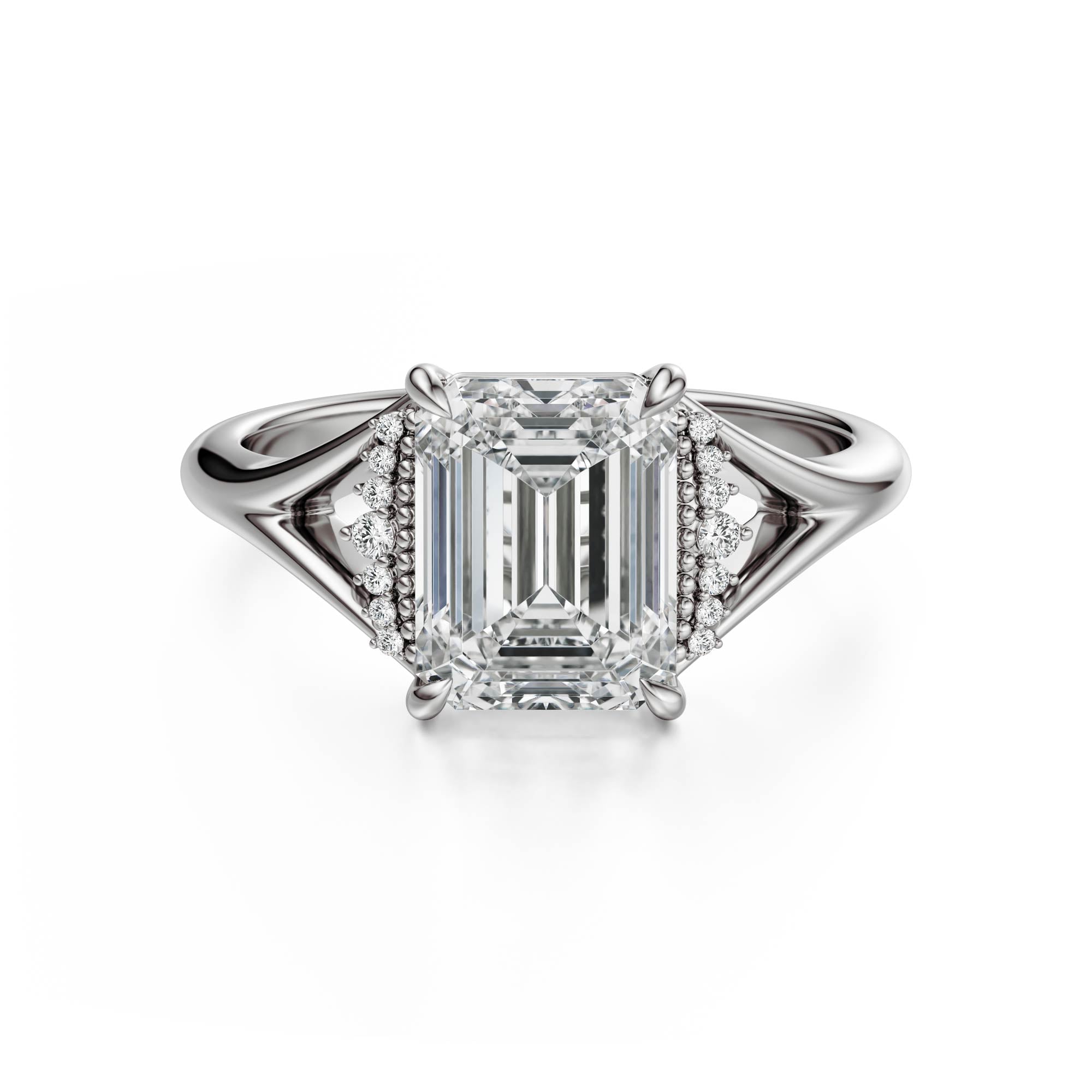 The Serendipity Ring | Emerald Cut