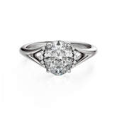The Serendipity Ring | Oval | Setting Only - Lavender Creek Gems 