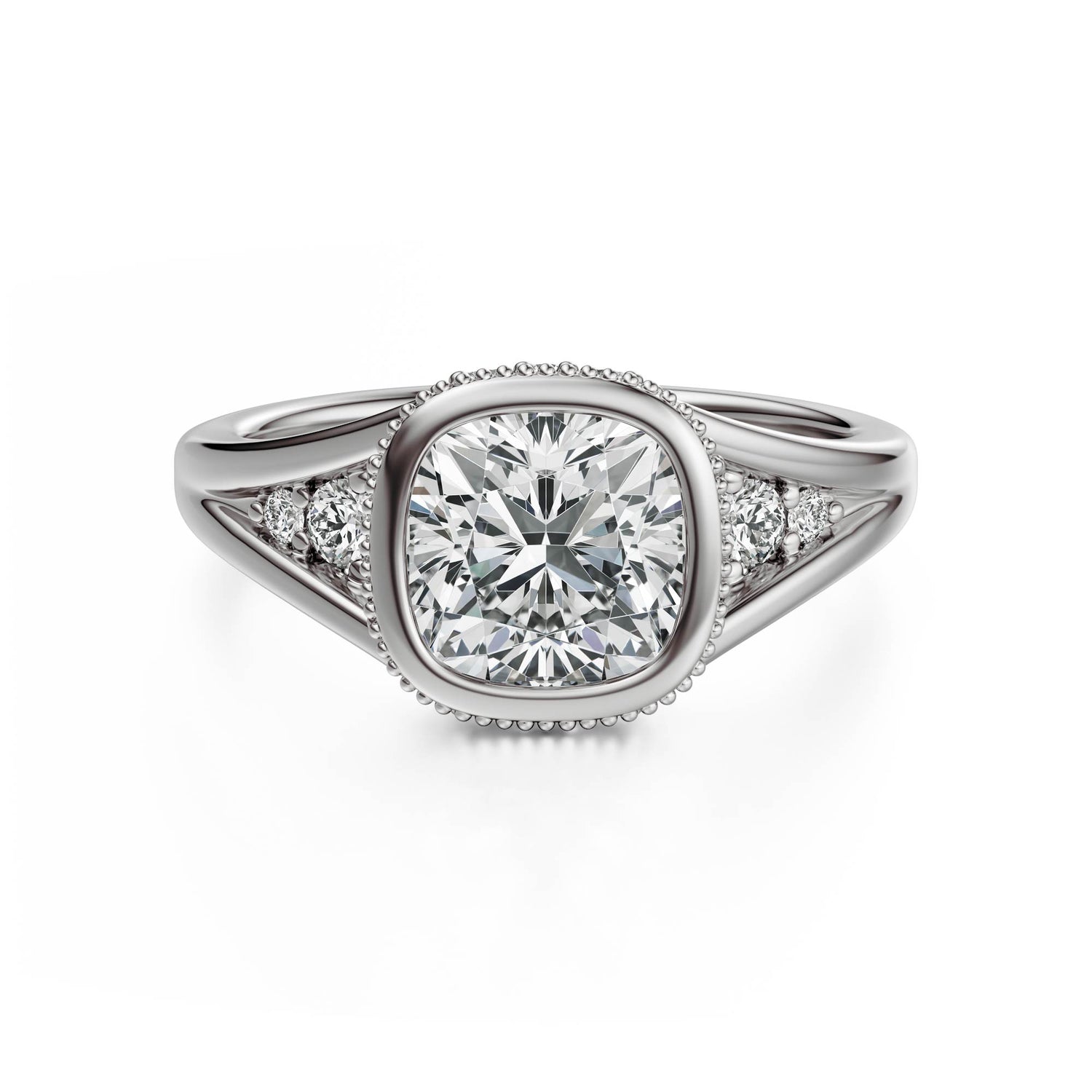 The Sitara Ring | Cushion - Lavender Creek Gems 