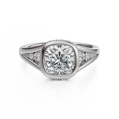 The Sitara Ring | Cushion - Lavender Creek Gems 