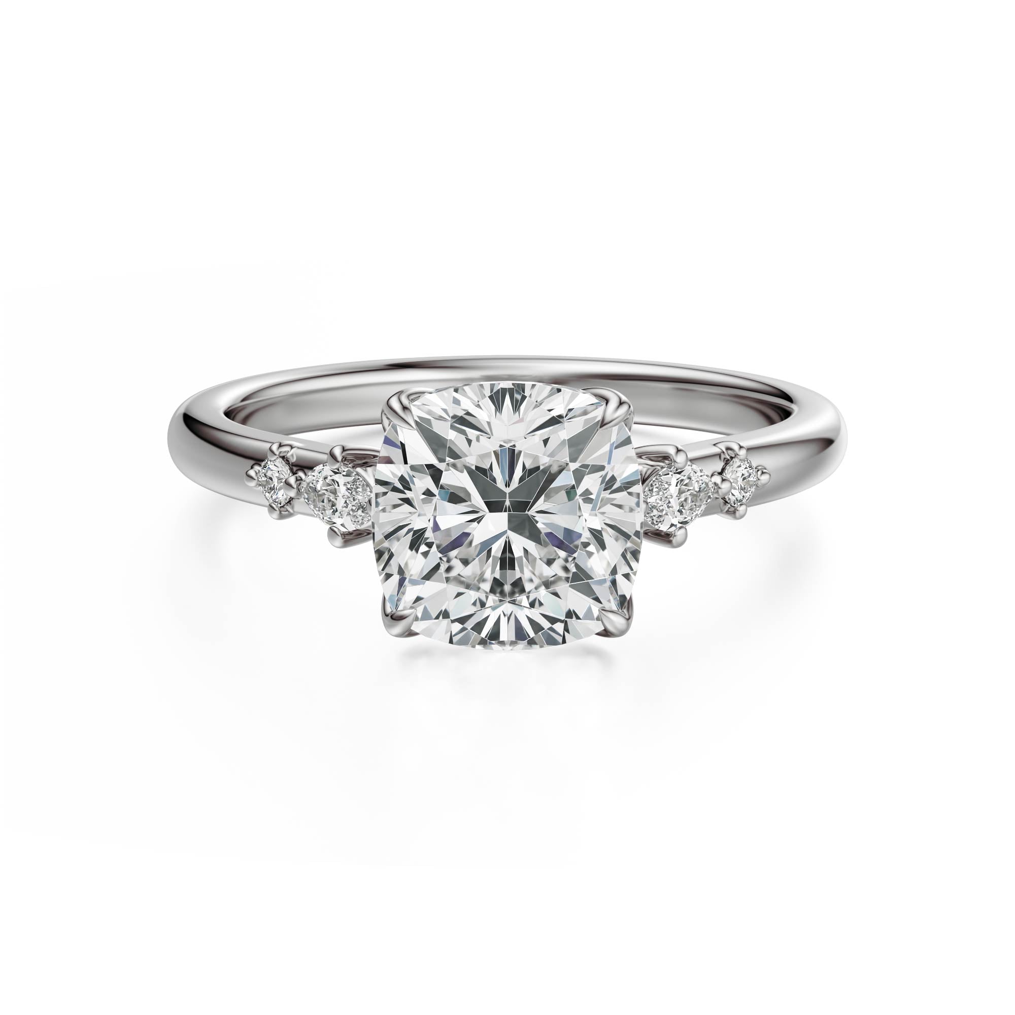 The Skye Ring | Cushion | Setting Only - Lavender Creek Gems 