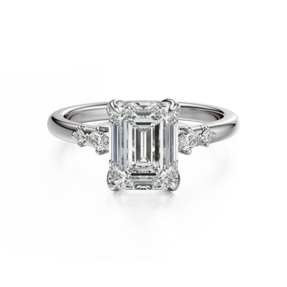 The Skye Ring | Emerald Cut - Lavender Creek Gems 