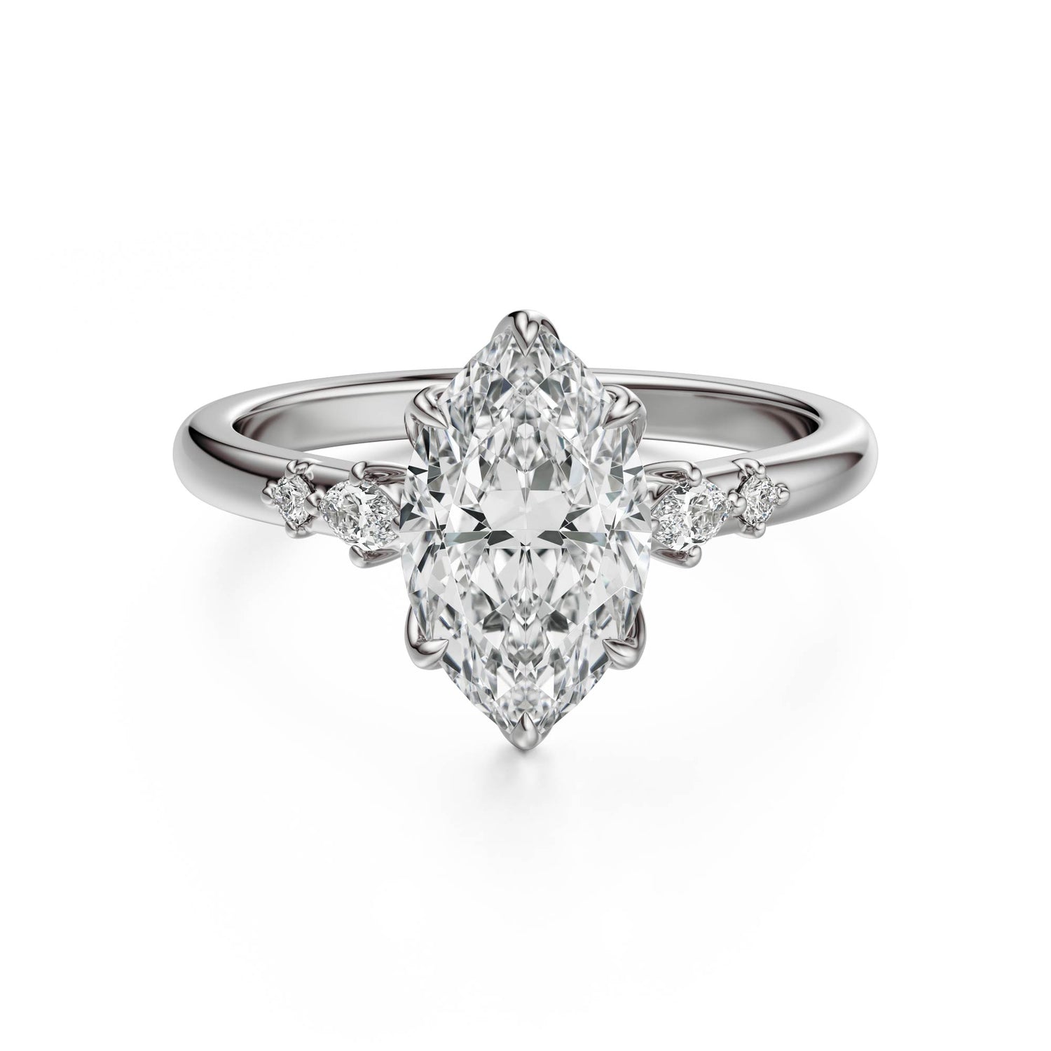 The Skye Ring | Marquise | Setting Only - Lavender Creek Gems 