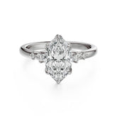 The Skye Ring | Marquise | Setting Only - Lavender Creek Gems 