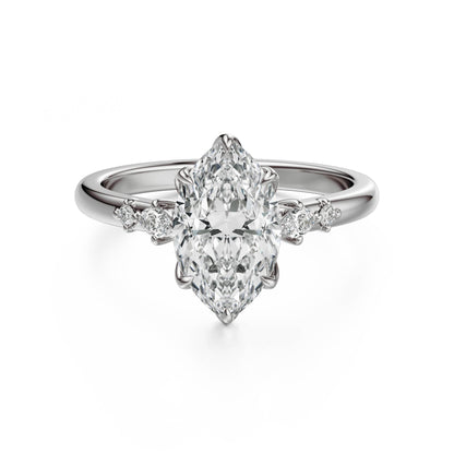 The Skye Ring | Marquise | Setting Only - Lavender Creek Gems 
