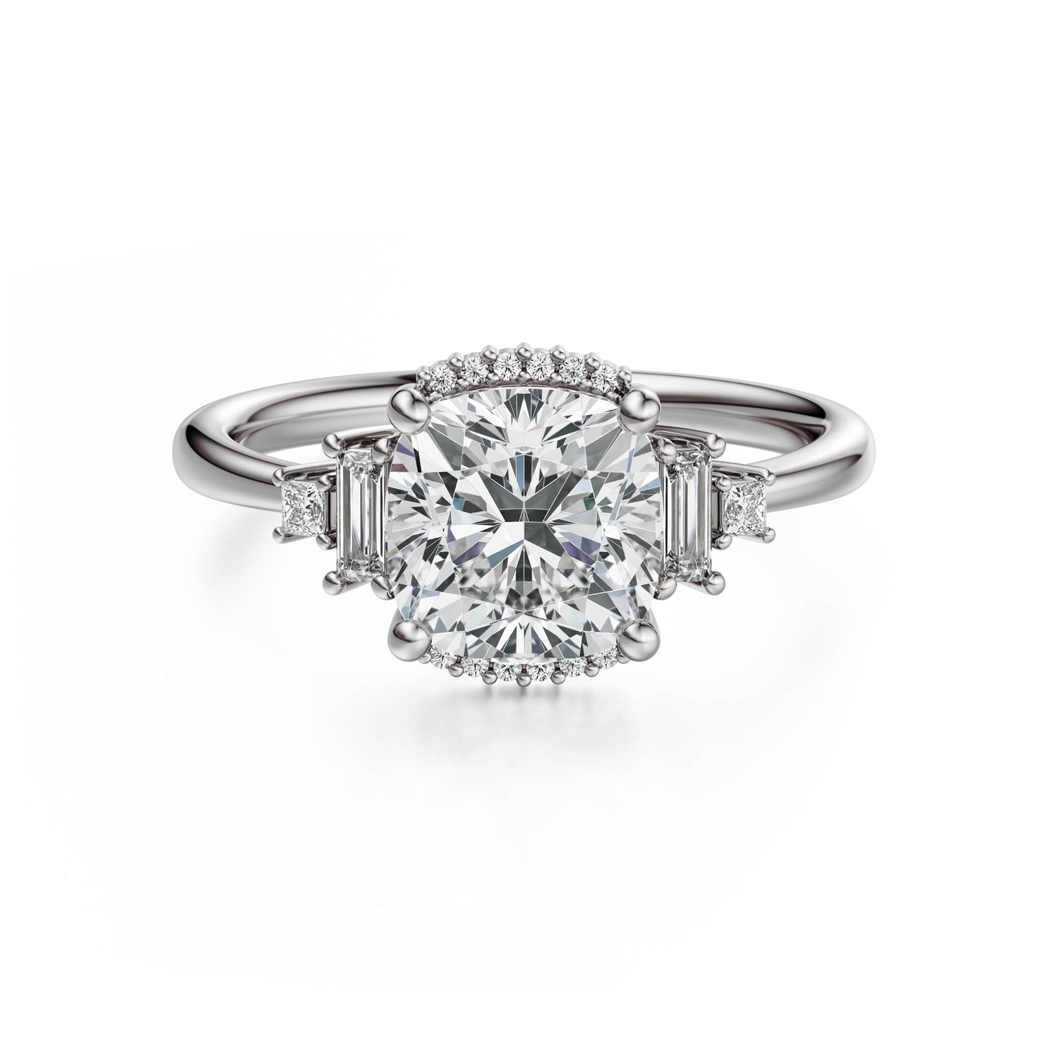 The Sura Ring | Cushion | Setting Only