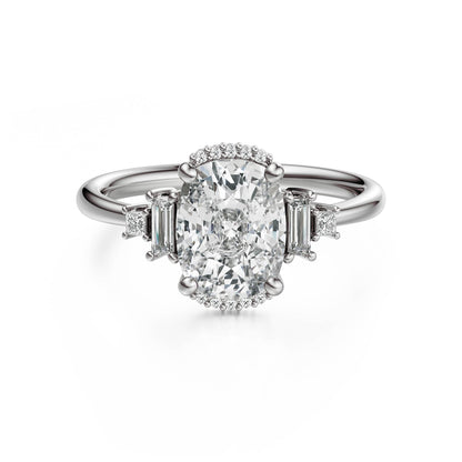 The Sura Ring | Elongated Cushion | Setting Only