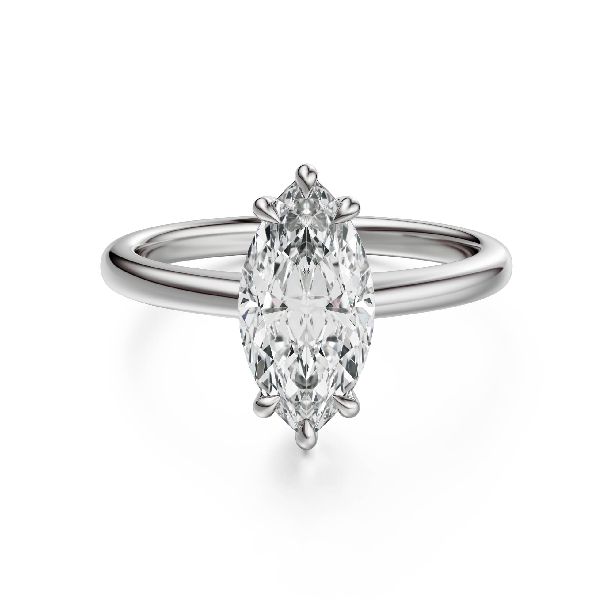 The Thalassa Ring | Marquise | Setting Only - Lavender Creek Gems 