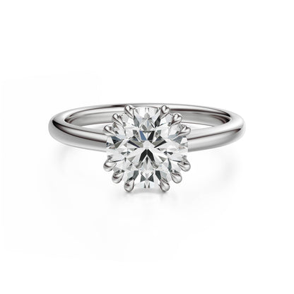 The Thalassa Ring | Round | Setting Only - Lavender Creek Gems 