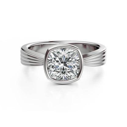 The Veil Ring | Cushion - Lavender Creek Gems 