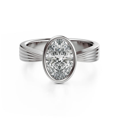 The Veil Ring | Oval - Lavender Creek Gems 