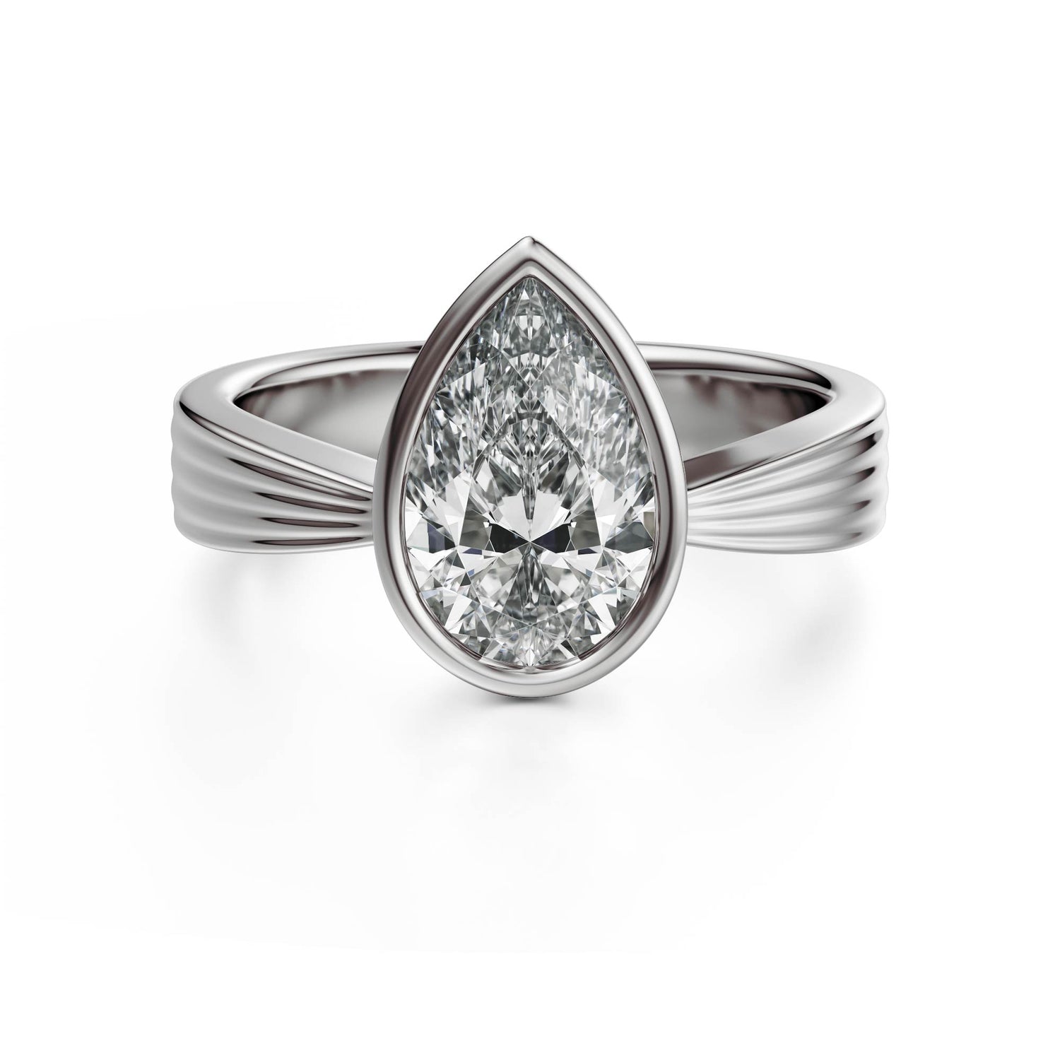 The Veil Ring | Pear - Lavender Creek Gems 