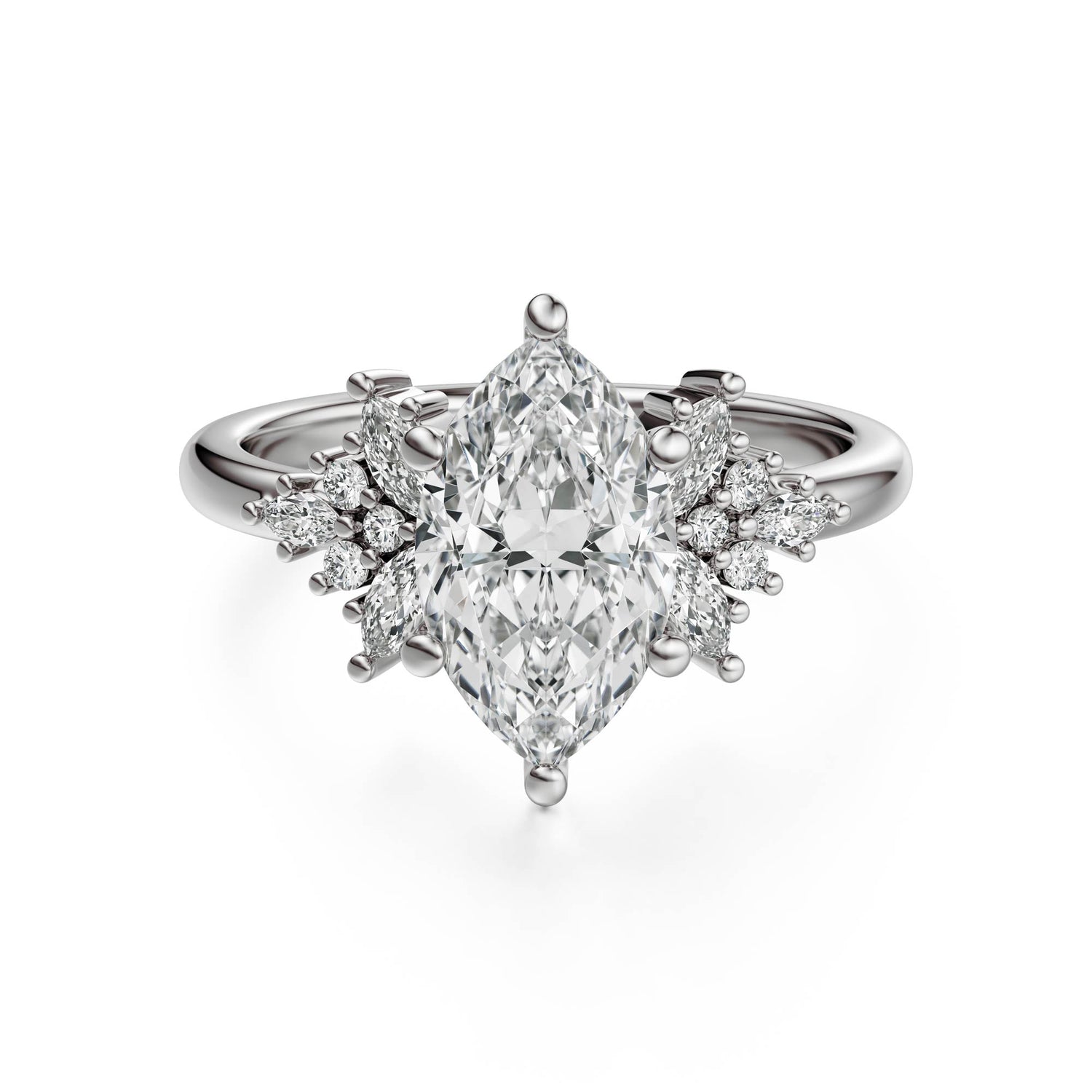 The Veraine Ring | Marquise | Setting Only