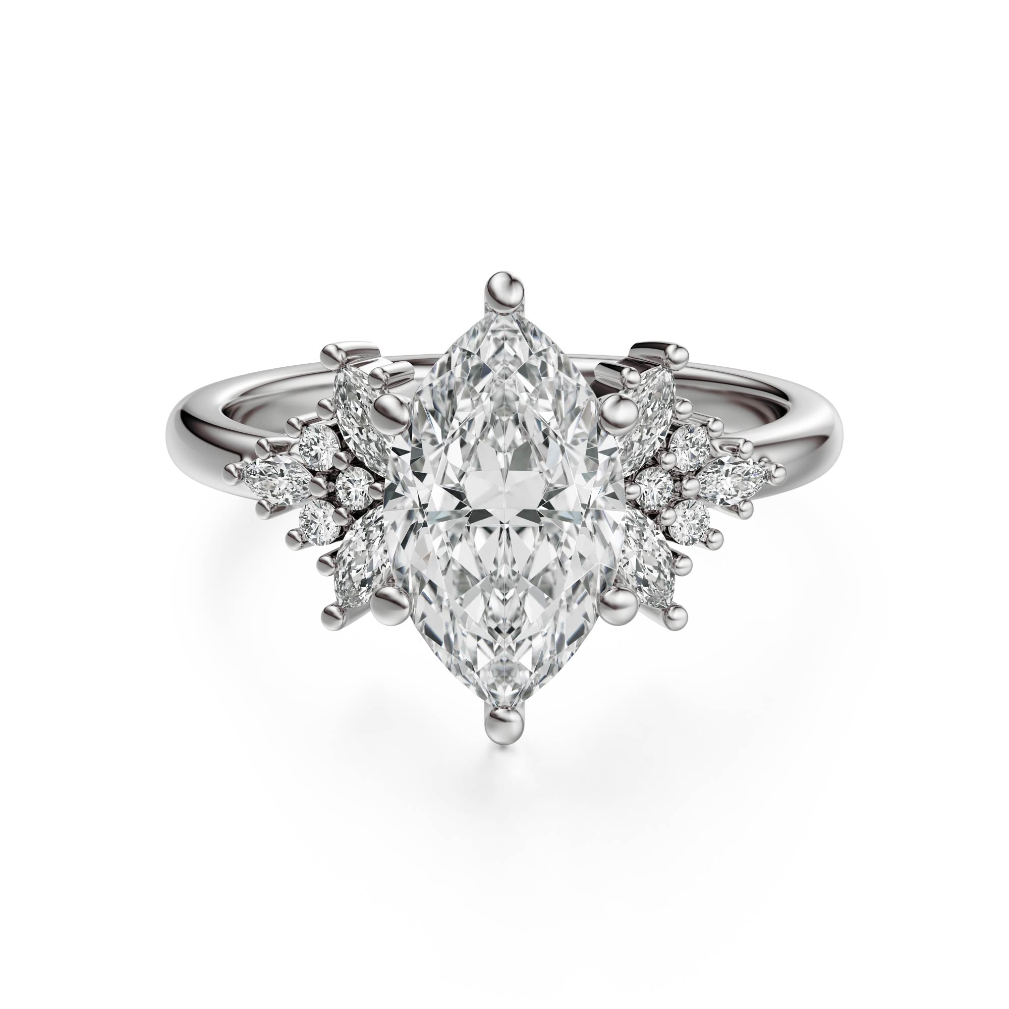 The Veraine Ring | Marquise | Setting Only