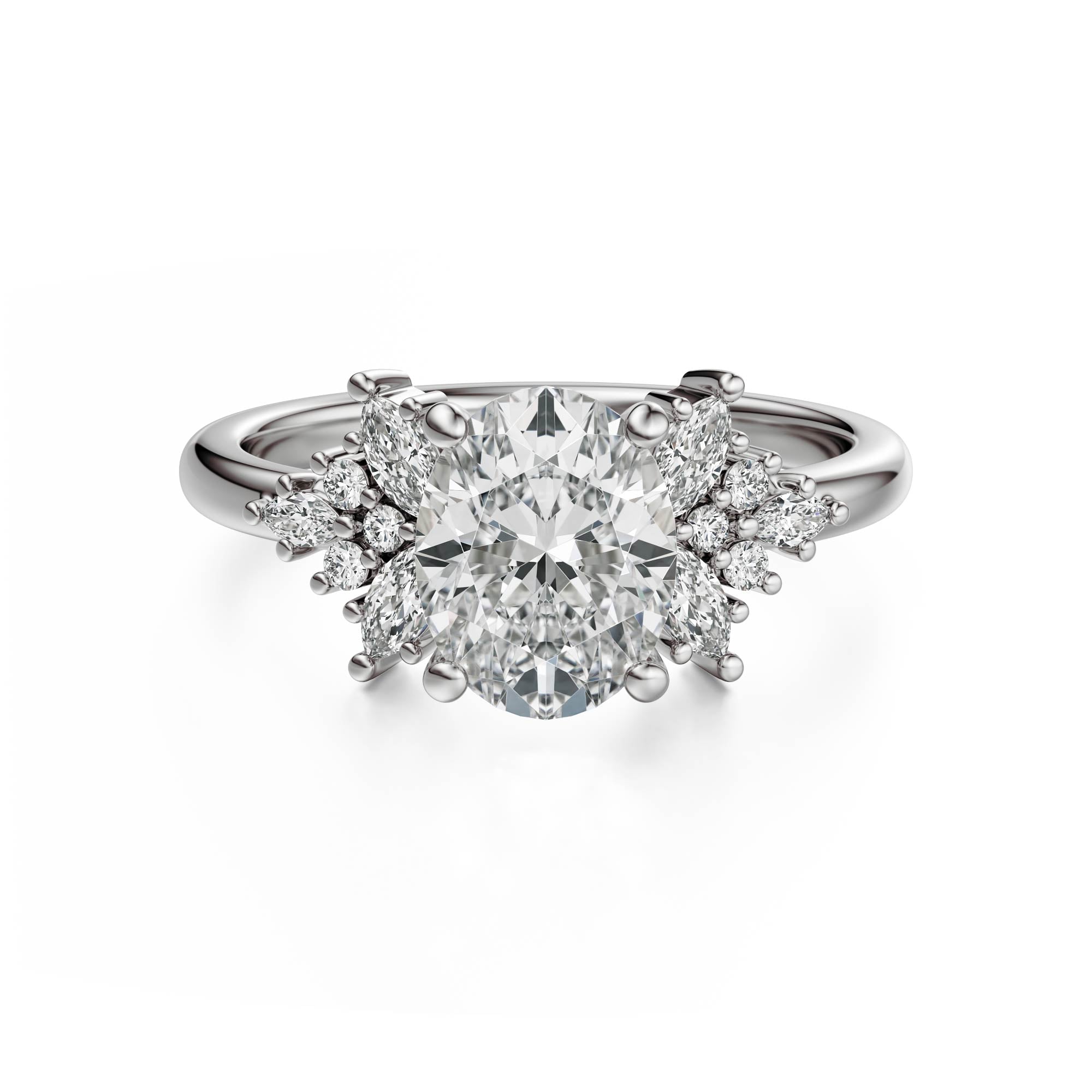 The Veraine Ring | Oval | Setting Only