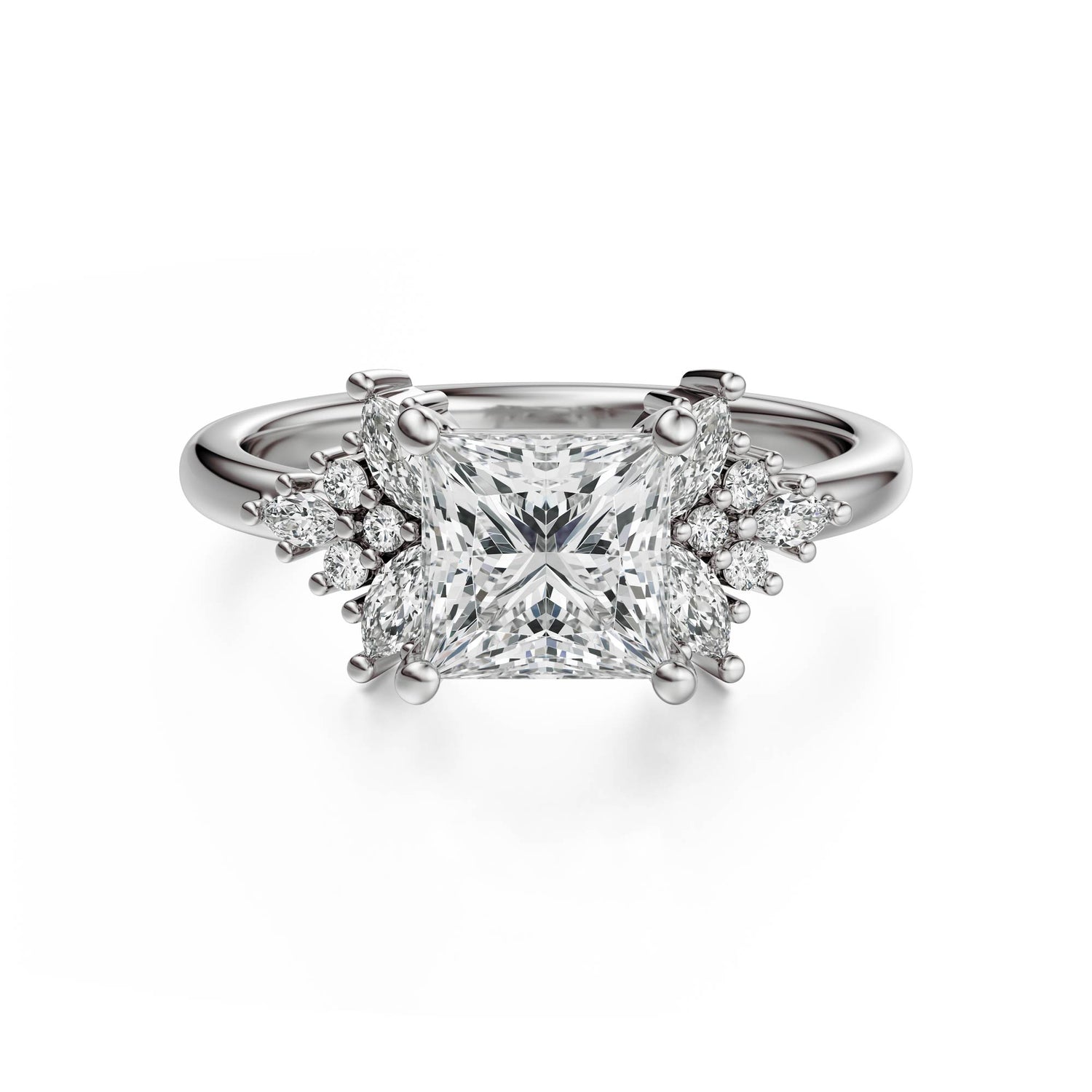 The Veraine Ring | Princess | Setting Only