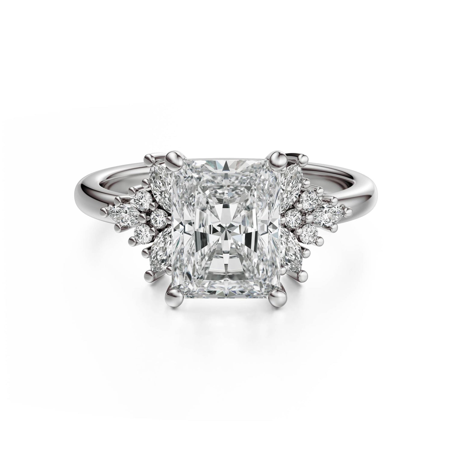 The Veraine Ring | Radiant | Setting Only