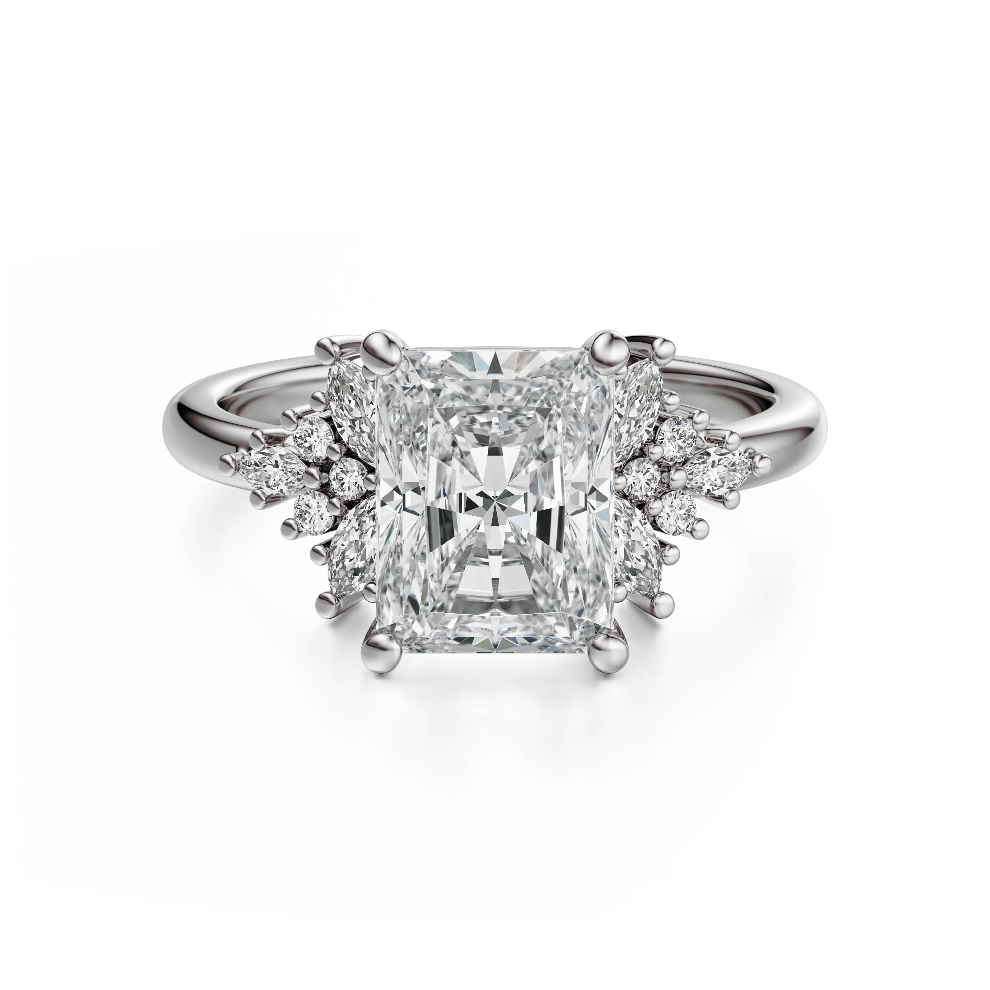 The Veraine Ring | Radiant | Setting Only