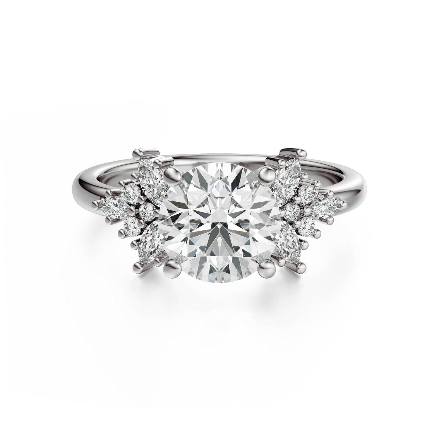 The Veraine Ring | Round | Setting Only