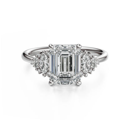 The Vivienne Ring | Emerald Cut