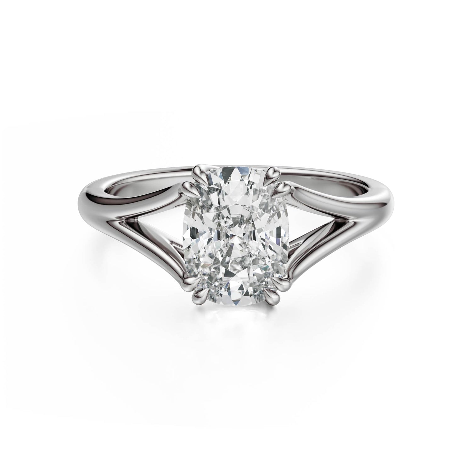 The Weaver Ring | Elongated Cushion | Setting Only - Lavender Creek Gems 